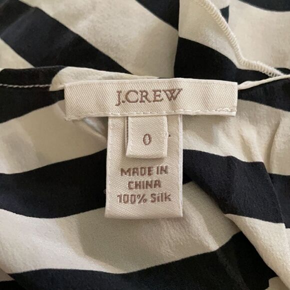 J. Crew 100% Silk Striped Cami - Women’s 0 - Picture 6 of 6